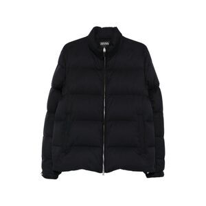 Zegna Black Jackets - Padded & Down Jackets Men